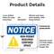 Signmission 18 in H x 24 in W, Plastic, Rectangle, Non-Permit Required Confined Space OS-2PACK-NS-P-1824-L-16238 - alternate 4